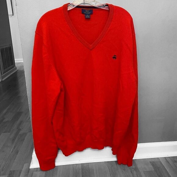 Men’s 346 Brooks Brothers Merino Wool Pullover Sweater Size XL - Picture 1 of 4
